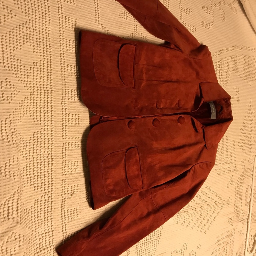 Anne Taylor suede blazer